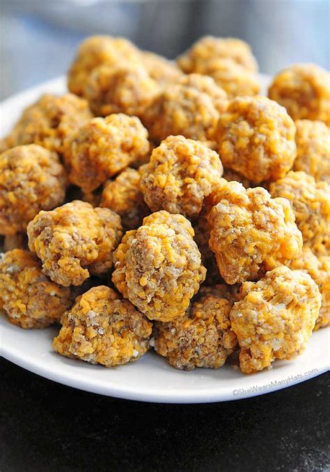 Sausage Cheese Balls Without Bisquick