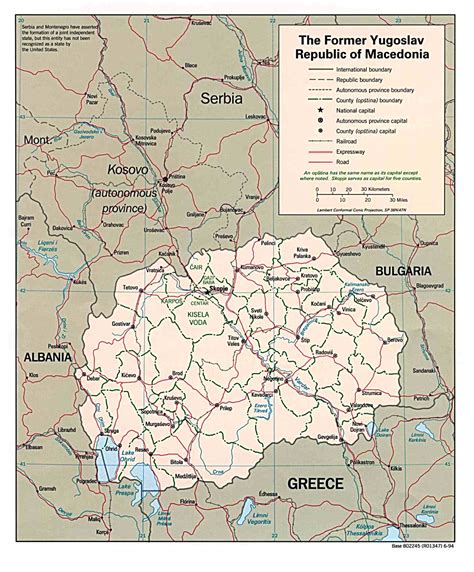 Maps Of Macedonia Detailed Map Of Macedonia In English Tourist Map Of Macedonia Road Map