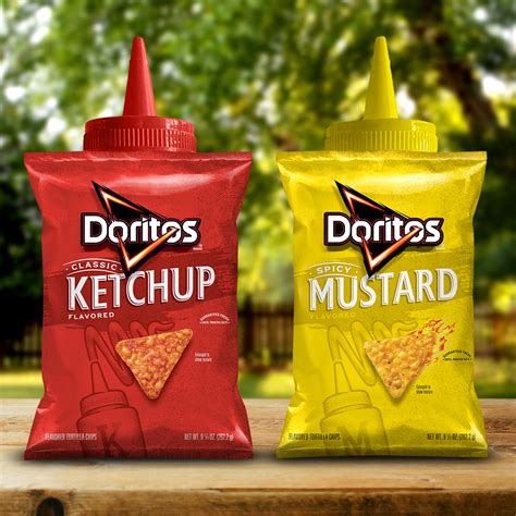 Doritos Just Released Ketchup And Mustard Flavors