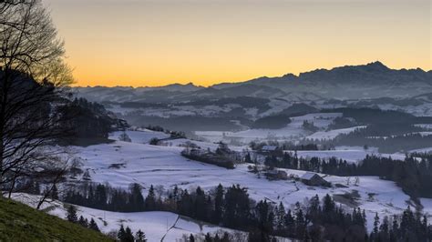 Nature Mountain Forest Landscape Fog Lake Ultrahd 4k Wallpaper