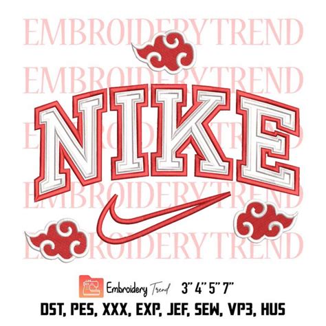 Naruto Embroidery Designanime Embroiderynaruto Nike Logo