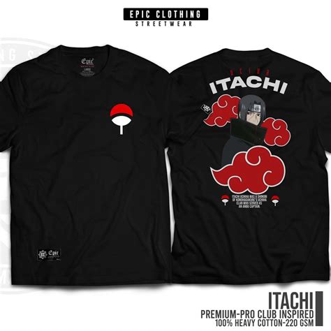 Premium Uchiha Itachi Naruto Akatsuki Anime Unisex Cotton