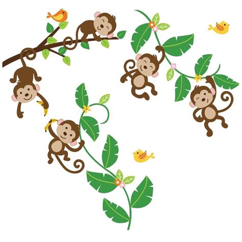 Cherrycreekdecals Five Little Monkeys Nursery Wall Decal Wayfairca