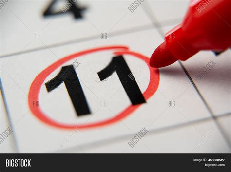 Calendar 11th Day Image And Photo Free Trial Bigstock