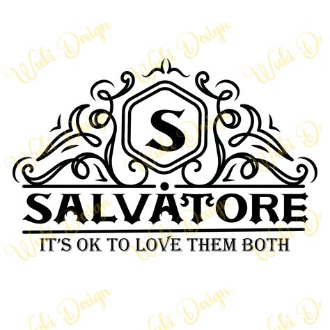 Salvatore It S Ok To Love Them Both Svg And Png File Vampire Fan