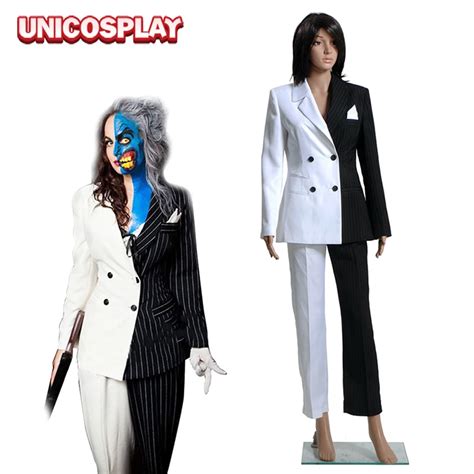 Buy Batman Lady Two Face Cosplay Costumes Woman Suits