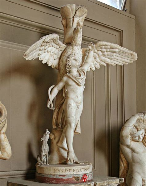 Ganymedes And The Eagle Zeusjupiter Roman Statue Marble Copy