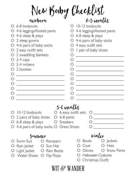 New Baby Checklist Prepping For Baby Our Handcrafted Life