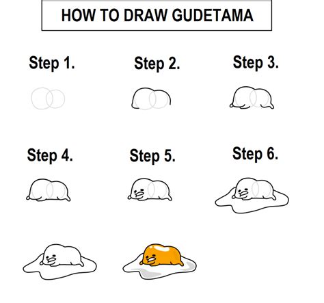 How To Draw Gudetama By Laundrysoapman25 Gudetama Kawaii Drawings