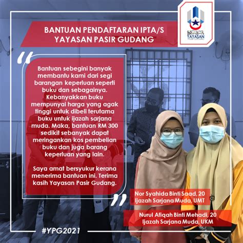 Sepanjang januari sehingga disember ini, seramai 4,101 orang pelajar sudah menerima manfaat itu. Nor Syahida Binti Saad dan Nurul Afiqah Binti Mehadi ...