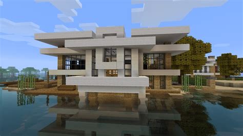 In minecraft,modern villa are the enormous and spacious houses that rich people uses for their living. Minecraft Modern House Tutorial Suburban Minecraft House ...