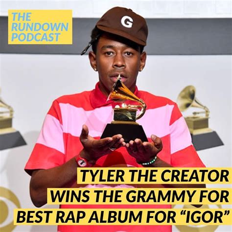 Congratulations To Tylerthecreator He Won The Grammy For Best Rap