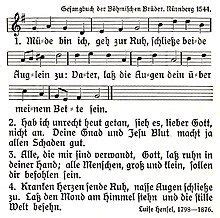 Müde bin ich, geh zur Ruh – Wikipedia | Kindergebet, Nachtgebet