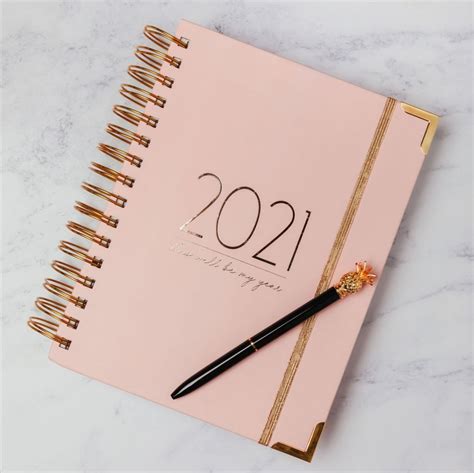Blank calendars word format / editable pdf. Nude 2021 Daily Diary - Fox and Moon Ltd