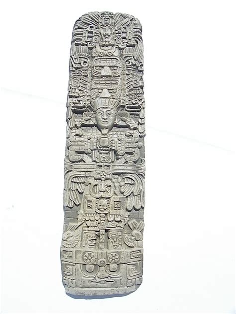 Two Tribes One Nation Aztec Sun Stone Sculpture
