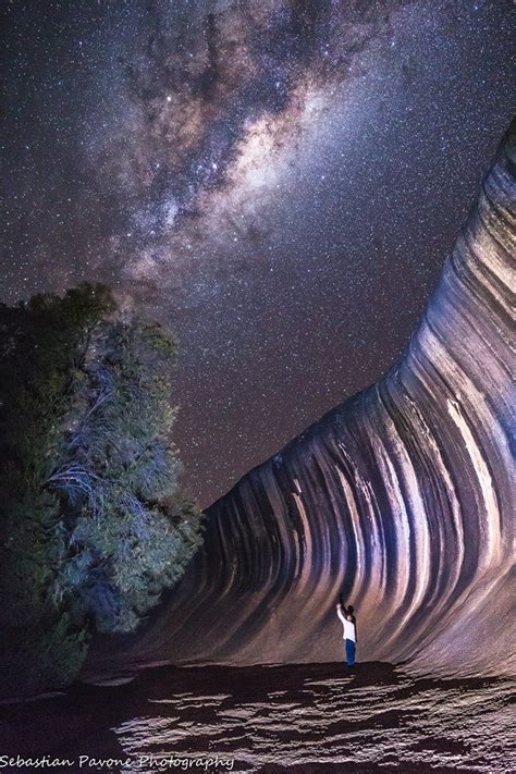Western Australias Wave Rock And The Milky Way Above Have Been Here