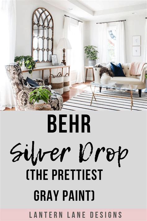 Behr Silver Drop The Prettiest Paint Color Paint Colors For Living