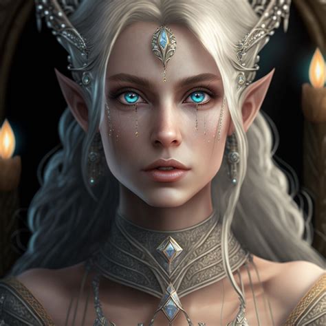 Artstation Ariawyn Queen Of The Northern Elves Artworks
