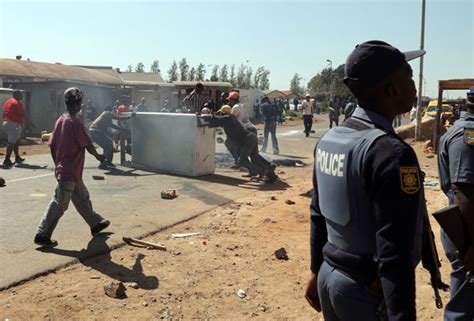 South Africa News Police Chief Bheki Cele Says Country Is A Warzone