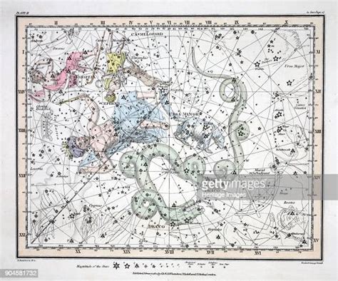 The Constellations Ursa Minor Cassiopeia Tarandus Cepheus Draco