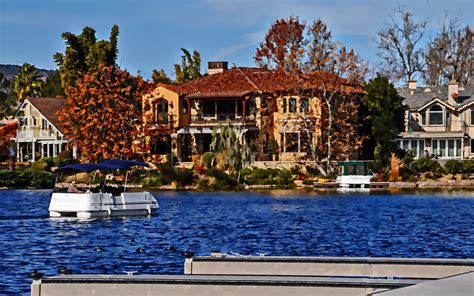 Lakefront Homes Free Stock Photo Public Domain Pictures