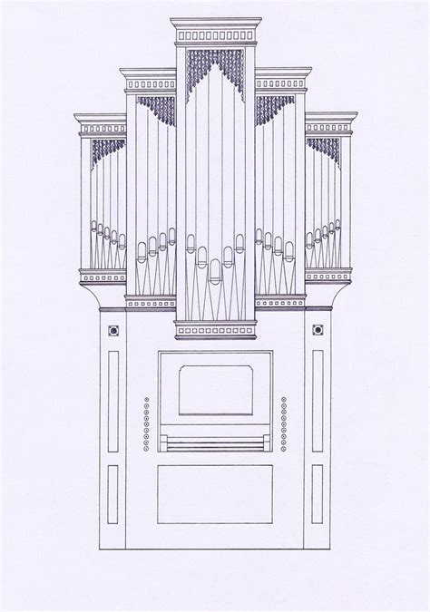 Pipe Organ Drawing At Explore Collection Of Pipe