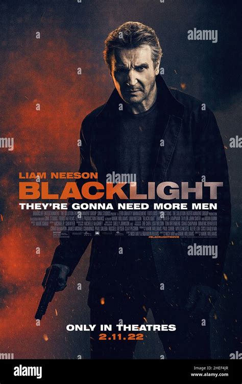 Blacklight Us Poster Liam Neeson 2022 © Briarcliff Entertainment