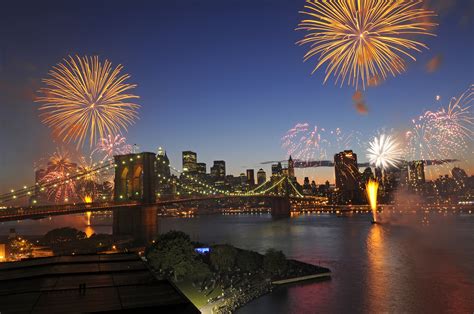 Fireworks Over City 4k Ultra Hd Wallpaper Background Image