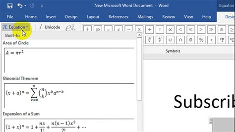 How To Make An Equation In Word Allaboutiop