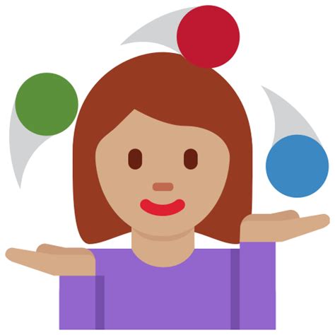 🤹🏽‍♀️ Woman Juggling Emoji With Medium Skin Tone Meaning And Pictures
