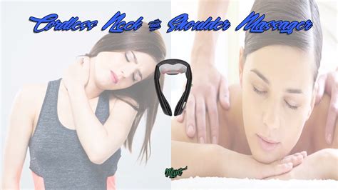 1 Cordless Neck And Shoulder Massager Mynt Youtube