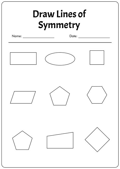 16 Symmetry Art Worksheets