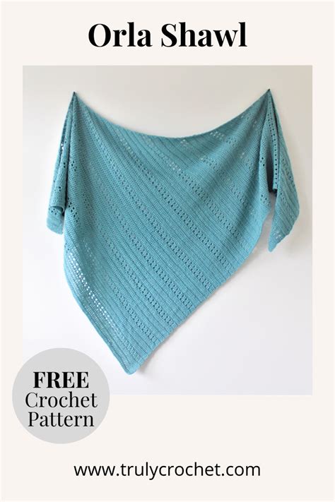 Pinterest Pin Crochet Triangle Shawl Pattern Crochet Sweater Pattern