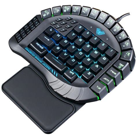Aula Blue Switch Rgb One Handed Mechanical Gaming Keyboard