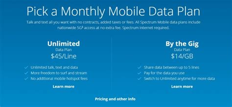 Spectrum Mobile Plans