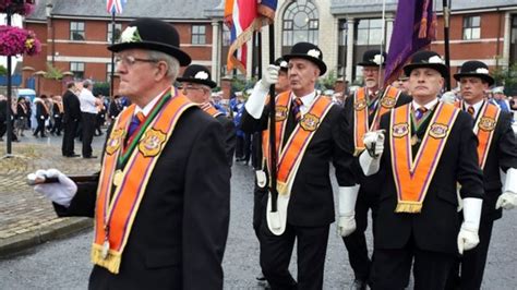 Orange Order Thousands Take Part In Annual Twelfth Parades Bbc News