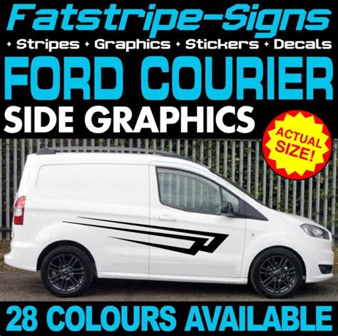 Ford Transit Courier Graphics Stickers Stripes Decals Day Van M Sport