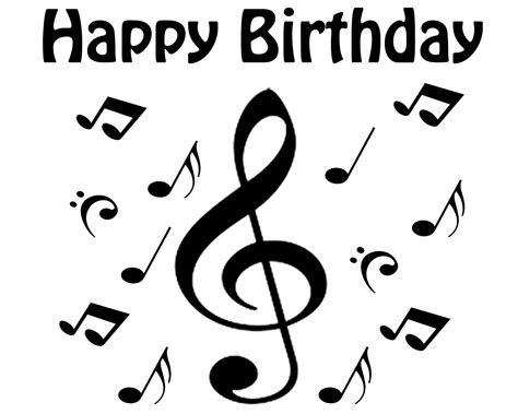 Band Music Notes Happy Birthday ~ Edible 2d Fondant Birthday Cake