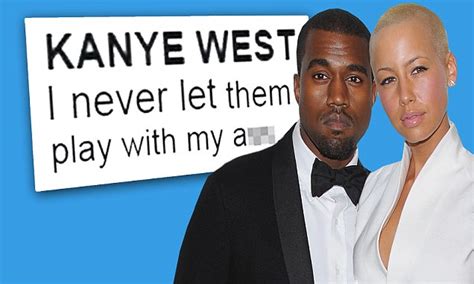 Kanye West Responds To That Crude Amber Rose Tweet About Sex Life
