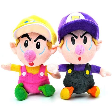 2017 Wholesale Super Mario Bros Baby Bb Waluigi Wario Plush Toys 22cm
