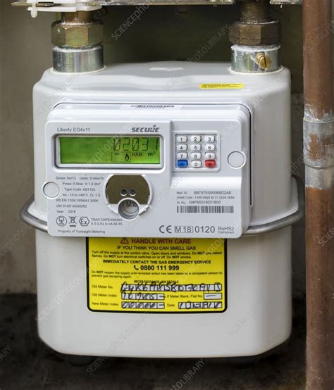 Gas Smart Meter Stock Image C0489084 Science Photo Library