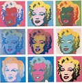 Marilyn Diptych - Andy Warhol | Wikioo.org - The Encyclopedia of Fine Arts