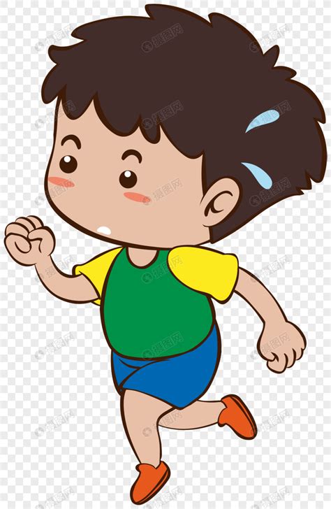 A Boy Running Cartoon Png Imagepicture Free Download
