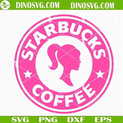 Barbie Starbucks Coffee Svg Pink Doll Coffee Svg Files For Cricut