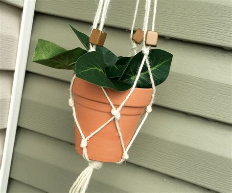 Macrame plant hangers are designed to display your favorite greenery from the wall or ceiling. Macrame Plant Hanger for Beginners : 3 Steps (with ...
