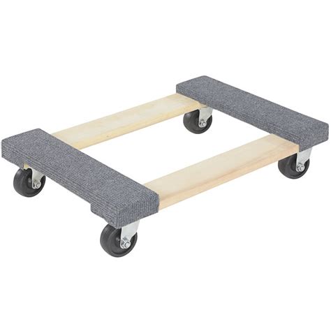 Vestil Hdoc 1624 9 16 X 24 Hardwood Dolly With Carpet Ends 5 34