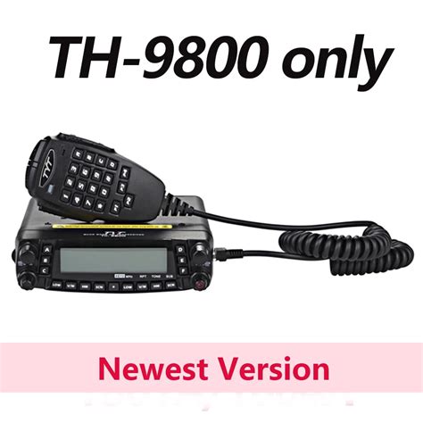Tyt Th 9800 Pro 50w 809ch Quad Band Dual Display Th9800 Car Radio