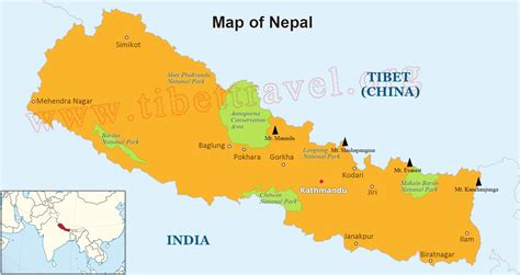 Where Is Nepal Located On Map Nepal Map In Asia And World