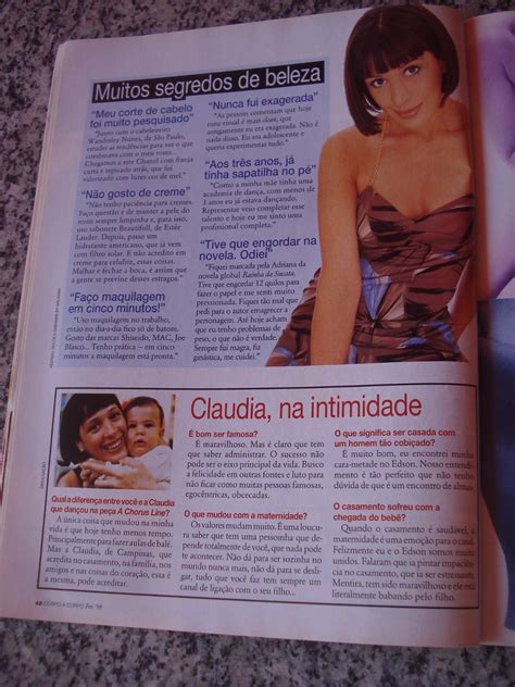 Revista Corpo A Corpo Claudia Raia N°110 R 2490 Em Mercado Livre