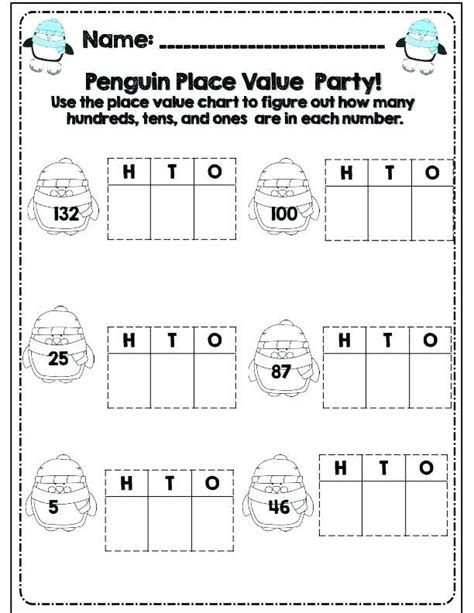 22 Hundreds Tens And Ones Worksheets 2nd Grade Place Value Printable